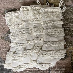 5 EUC Anthropologie Tufted Stripe Stockings